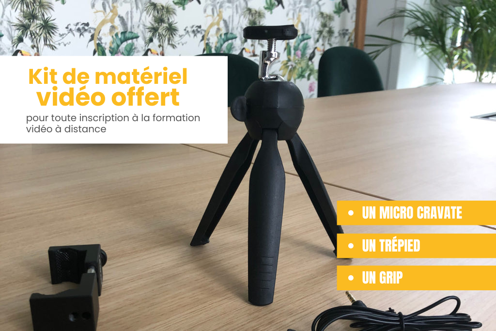 Kit vidéo offert formation vidéo distance