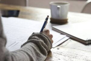 examen certification CPF préparé par une apprenante