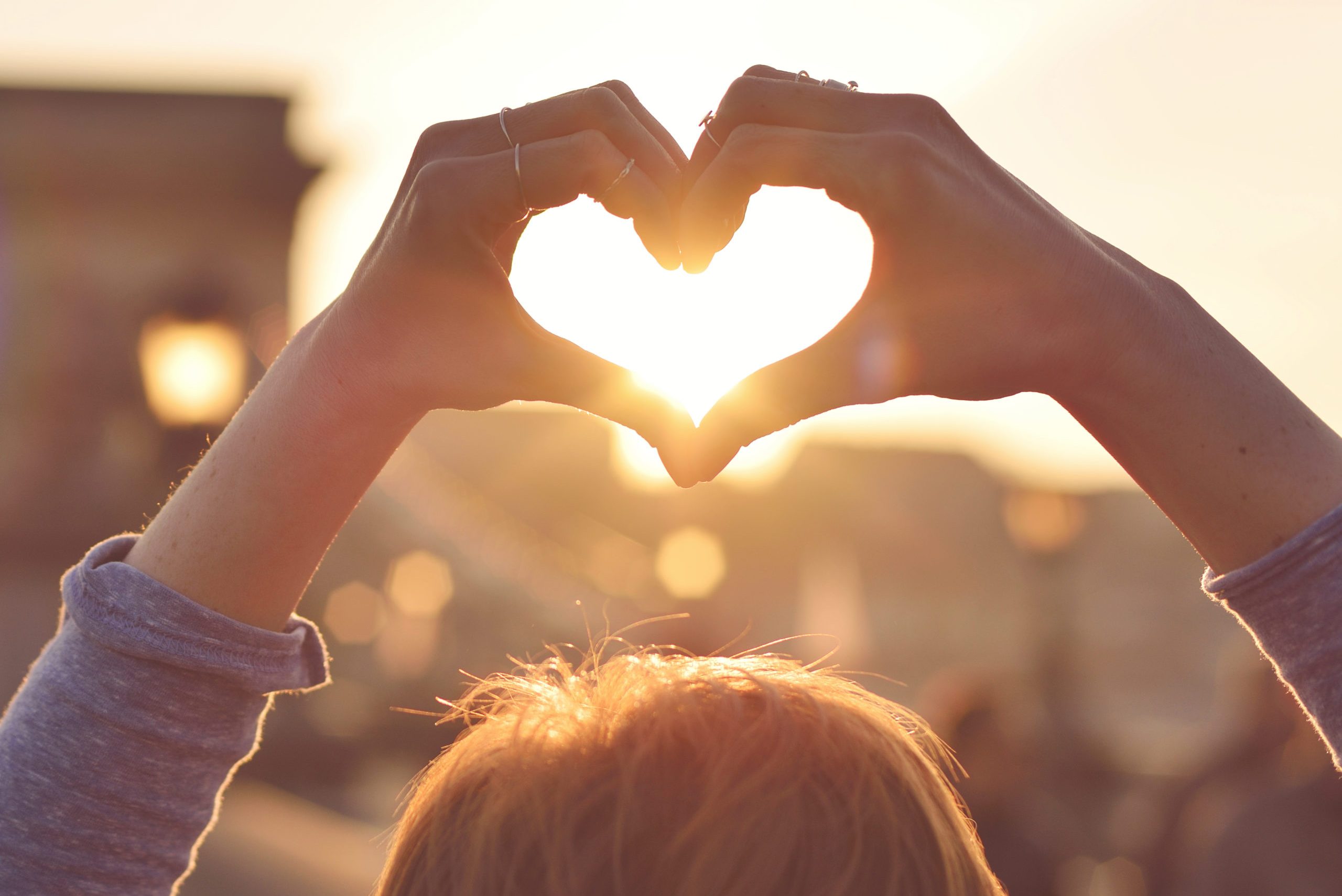 Heart symbol made with hands formation-instagram